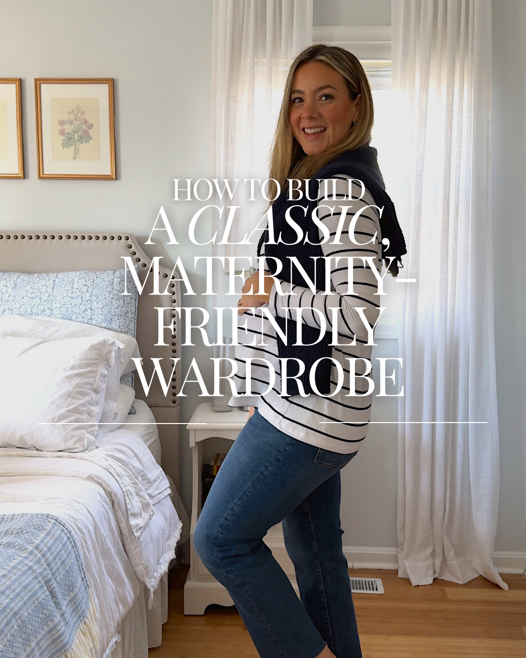 How to Build a Classic Style Maternity-Friendly Wardrobe
